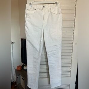 Madewell White Straight Leg Women's Jeans